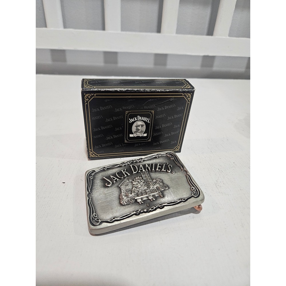 Jack Daniel's 2006 "Scenes from Lynchburg" Collectible Belt Buckle, Original Box